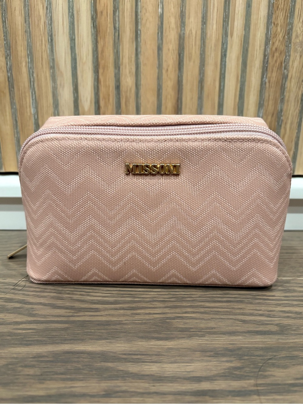 NEW *Sealed* Pink Delta One Missoni amenity bag